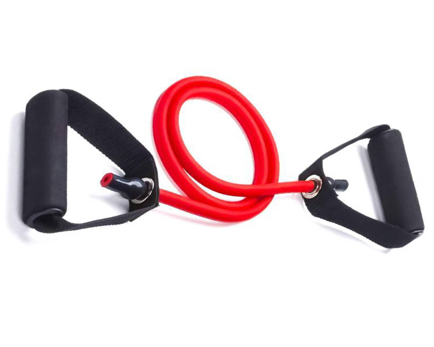 Single Toning Tube Exercise Band Resistance Band Exerciser Cord with Comfort Handles Latex Tube-Home Workout Accessories(RED) Single Toning Tube Exercise Band Resistance Band Exerciser Cord with Comfort Handles Latex Tube-Home Workout Accessories(RED)