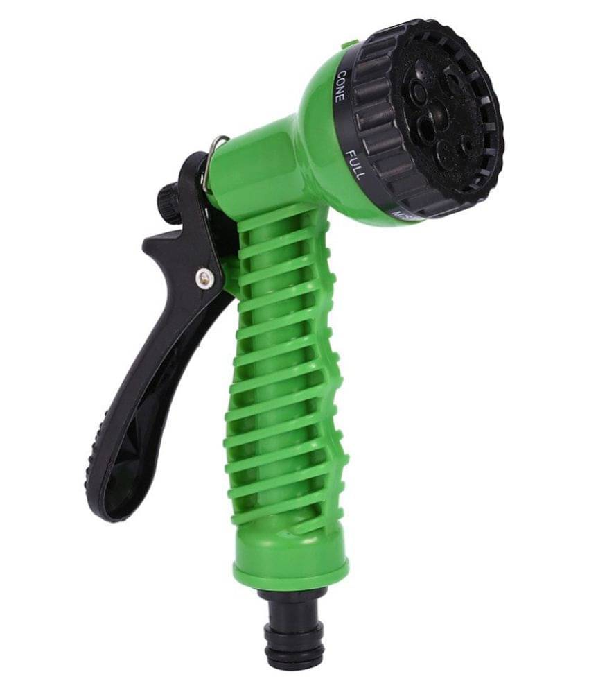 7 Function Highpressure Water Gun for Car and Bike and Gardening Cleaning (Water Pressure Depends On Tap Water Flow) 7 Function Highpressure Water Gun for Car and Bike and Gardening Cleaning (Water Pressure Depends On Tap Water Flow)