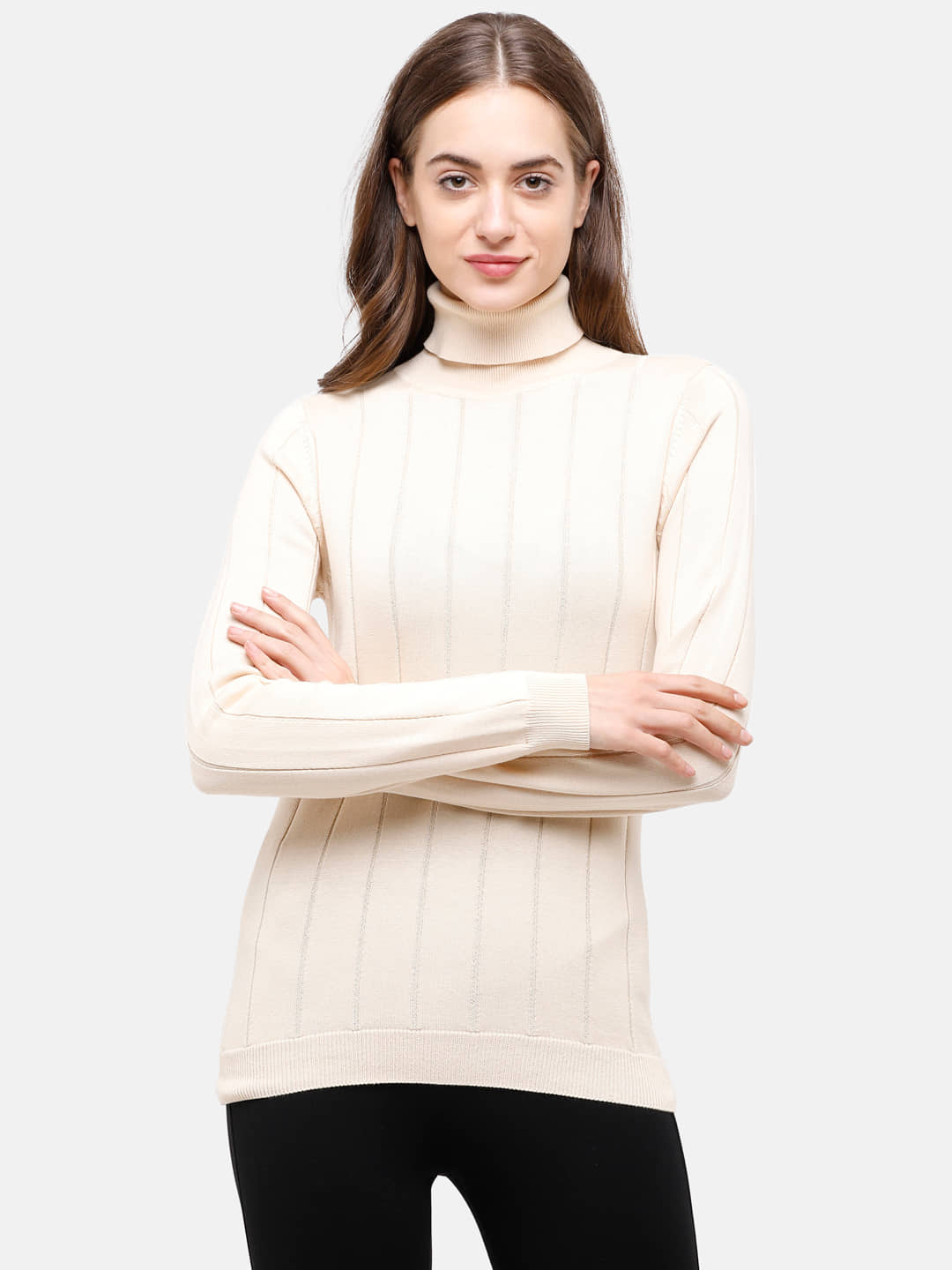 98 Degree North Cotton Off White Pullovers - Single