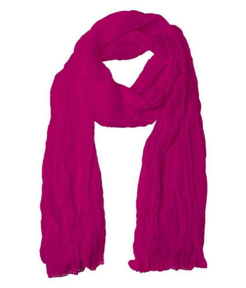 Apratim Pink Cotton Dupatta - Single Apratim Pink Cotton Dupatta - Single