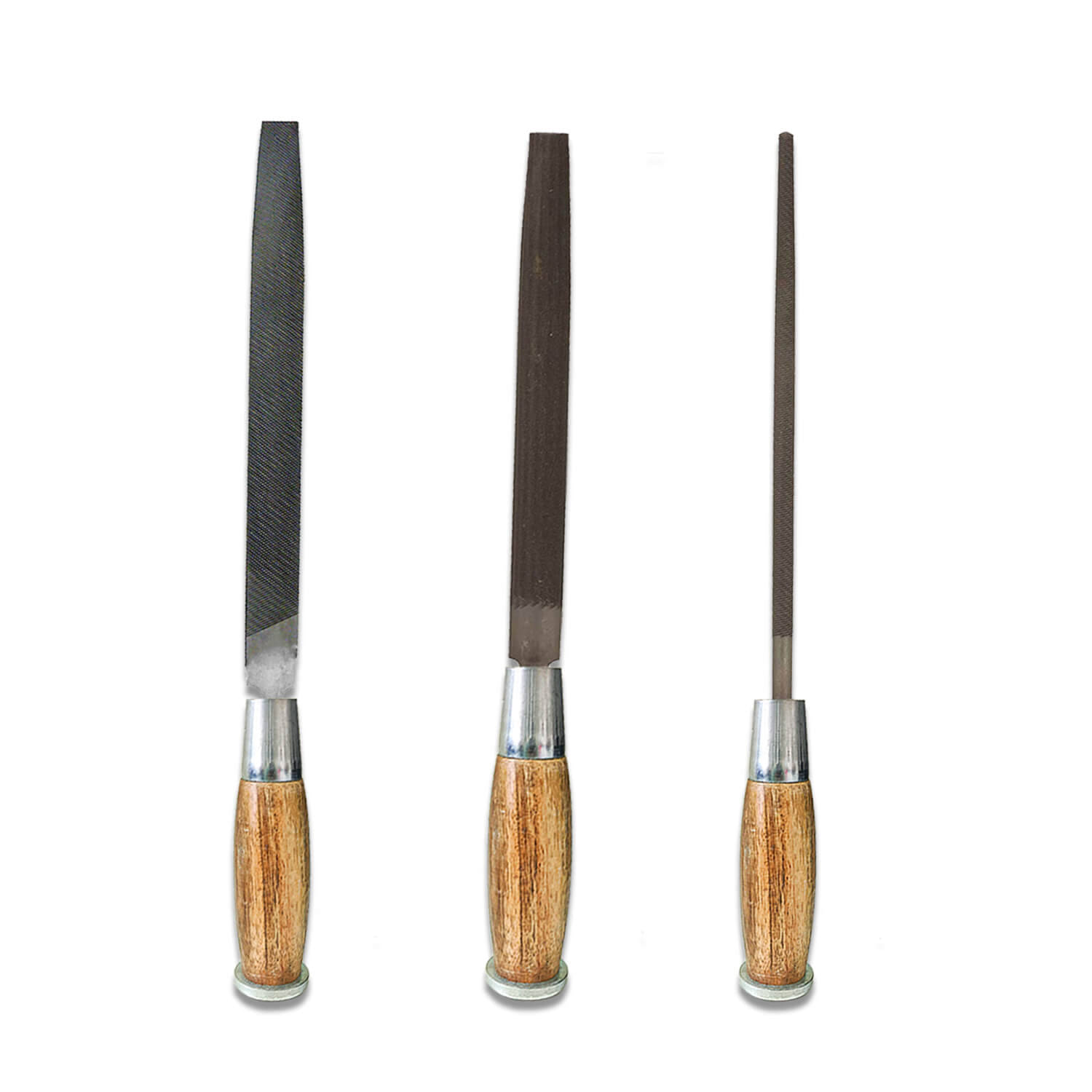 Amb File Wooden Handle Flat,Half Round,Round 8inch(pack 3) Amb File Wooden Handle Flat,Half Round,Round 8inch(pack 3)