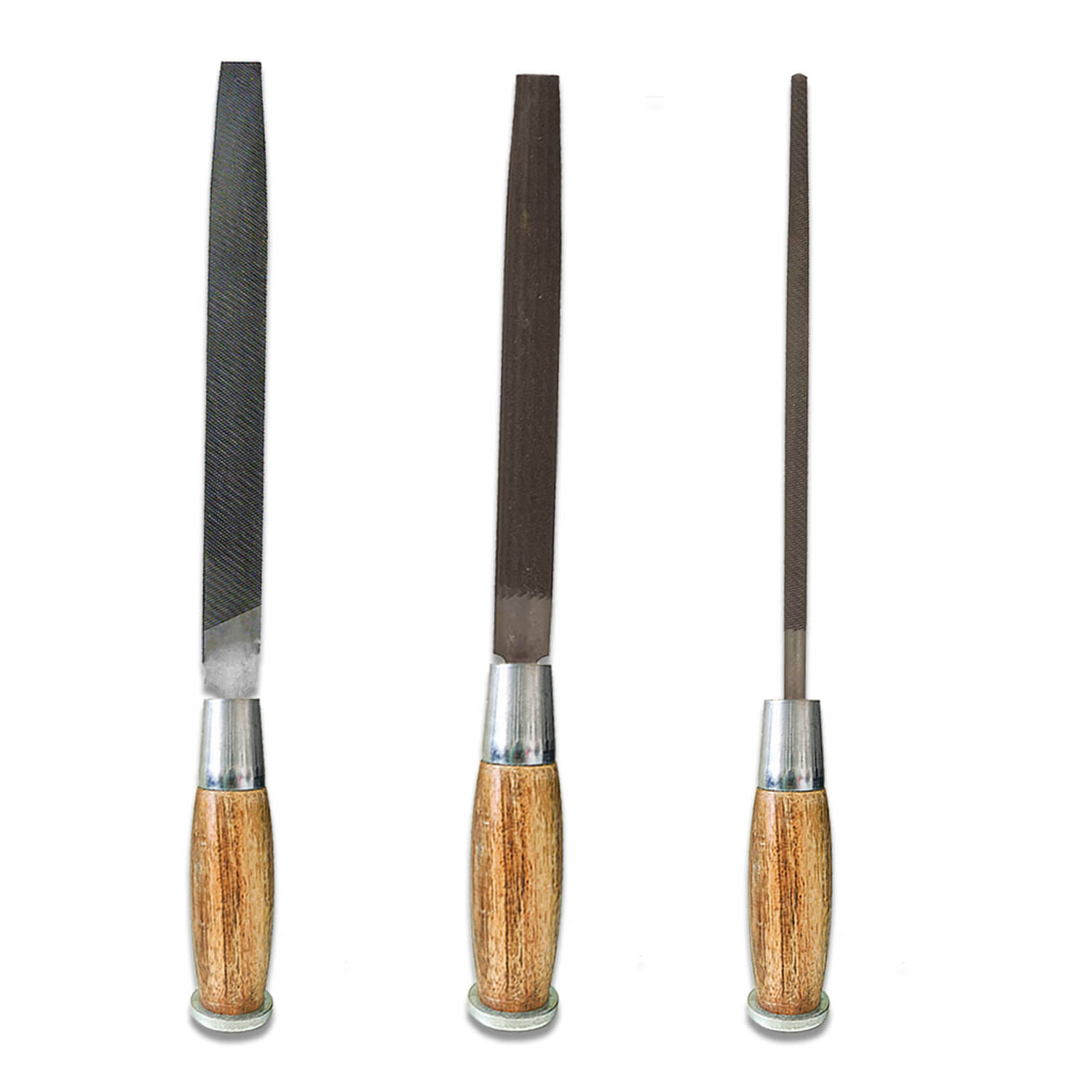 Amb File Wooden Handle Flat,Half Round, Round12inch (pack3) Amb File Wooden Handle Flat,Half Round, Round12inch (pack3)