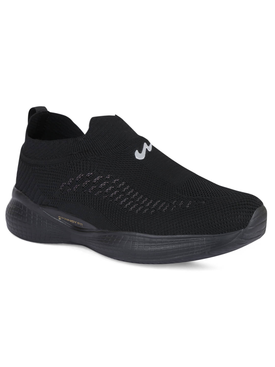     			Campus VAYU Black  Men's Sports Running Shoes