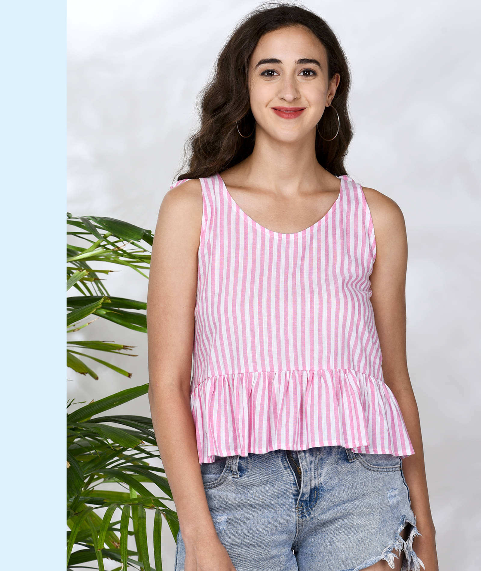 Chimpaaanzee Women's Viscose Empire Top ( Pink ) Chimpaaanzee Women's Viscose Empire Top ( Pink )
