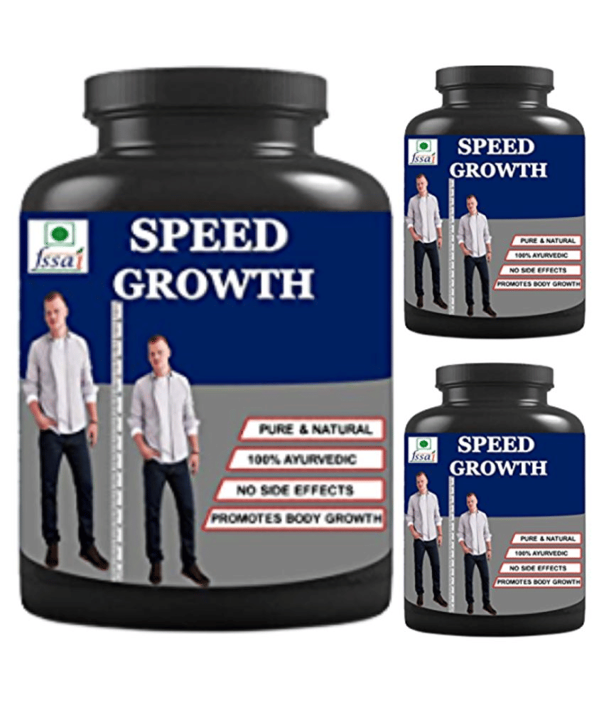     			Hindustan Ayurveda speed growth plain flavor 0.3 kg Powder Pack of 3