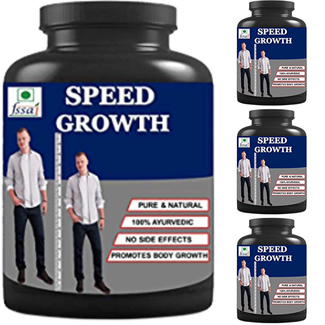 Hindustan Ayurveda speed growth vanilla flavor 0.4 kg Powder Pack of 4 Hindustan Ayurveda speed growth vanilla flavor 0.4 kg Powder Pack of 4
