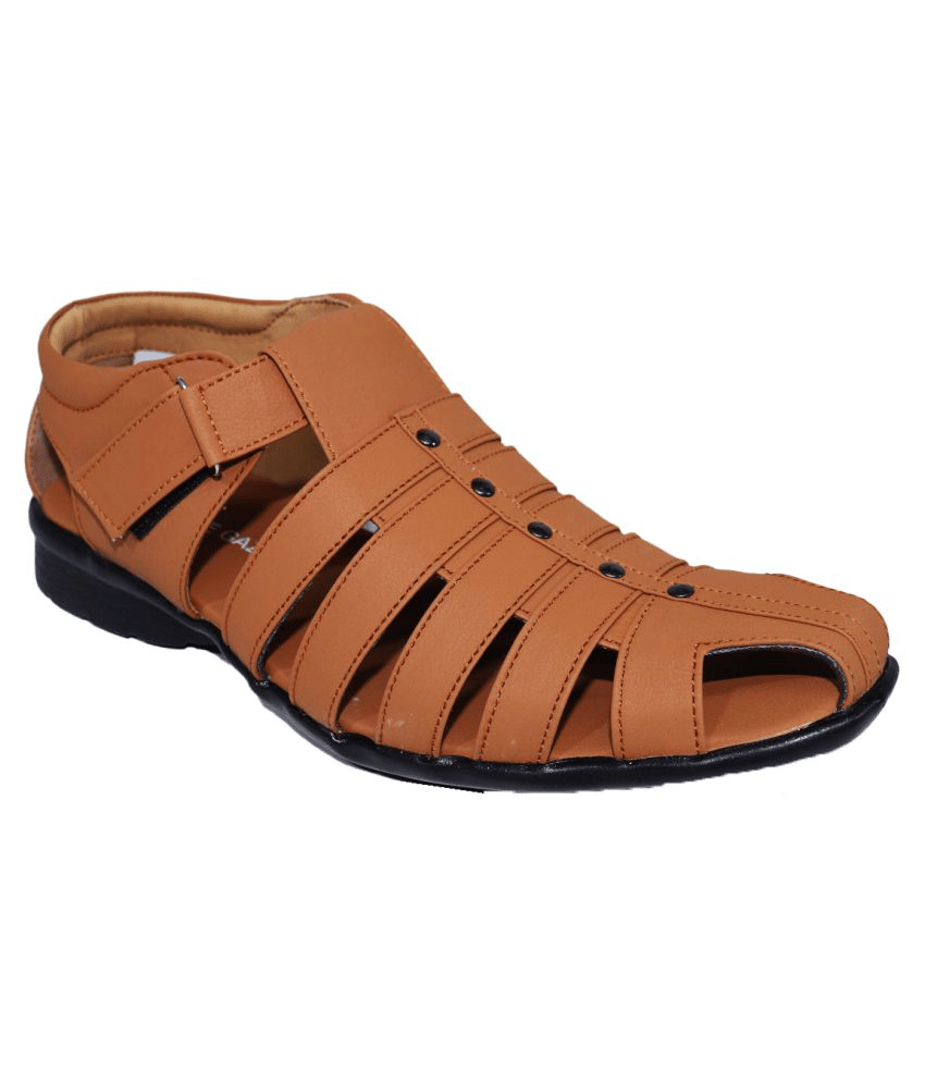 RAGE GAZE - Beige  Men's Sandals
