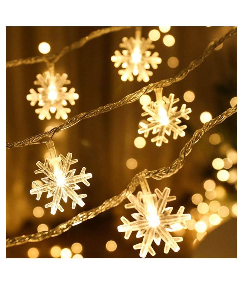     			thriftkart 16 LED Snow light String Lights