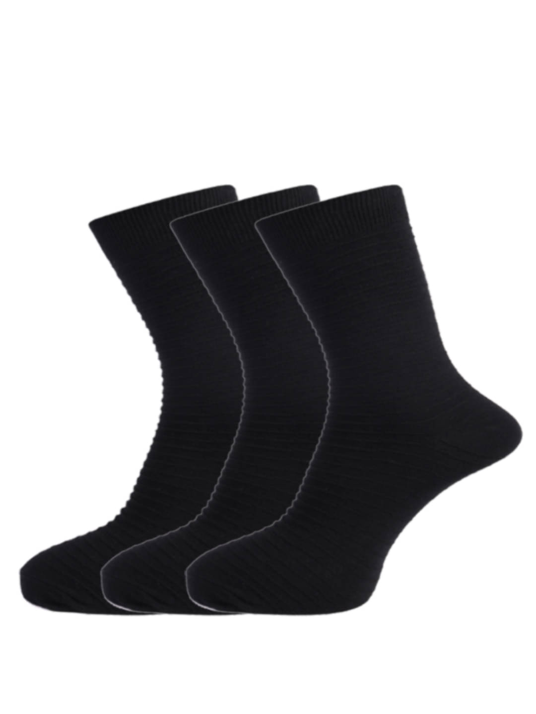     			Dollar Black Casual Full Length Socks Pack of 3