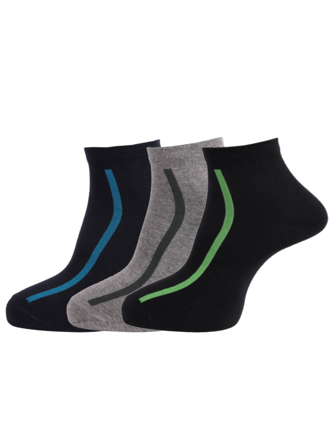 Dollar Multi Casual Ankle Length Socks Pack of 3     			Dollar Multi Casual Ankle Length Socks Pack of 3