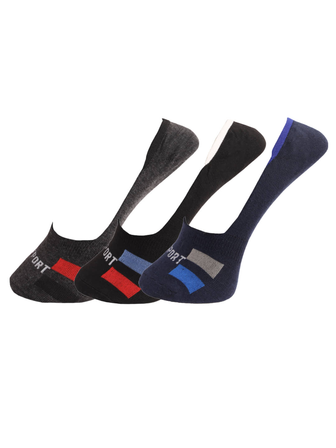 Dollar - Cotton Men's Printed Multicolor No Show Socks ( Pack of 3 ) - Socks | Buy online on ZillyBuy