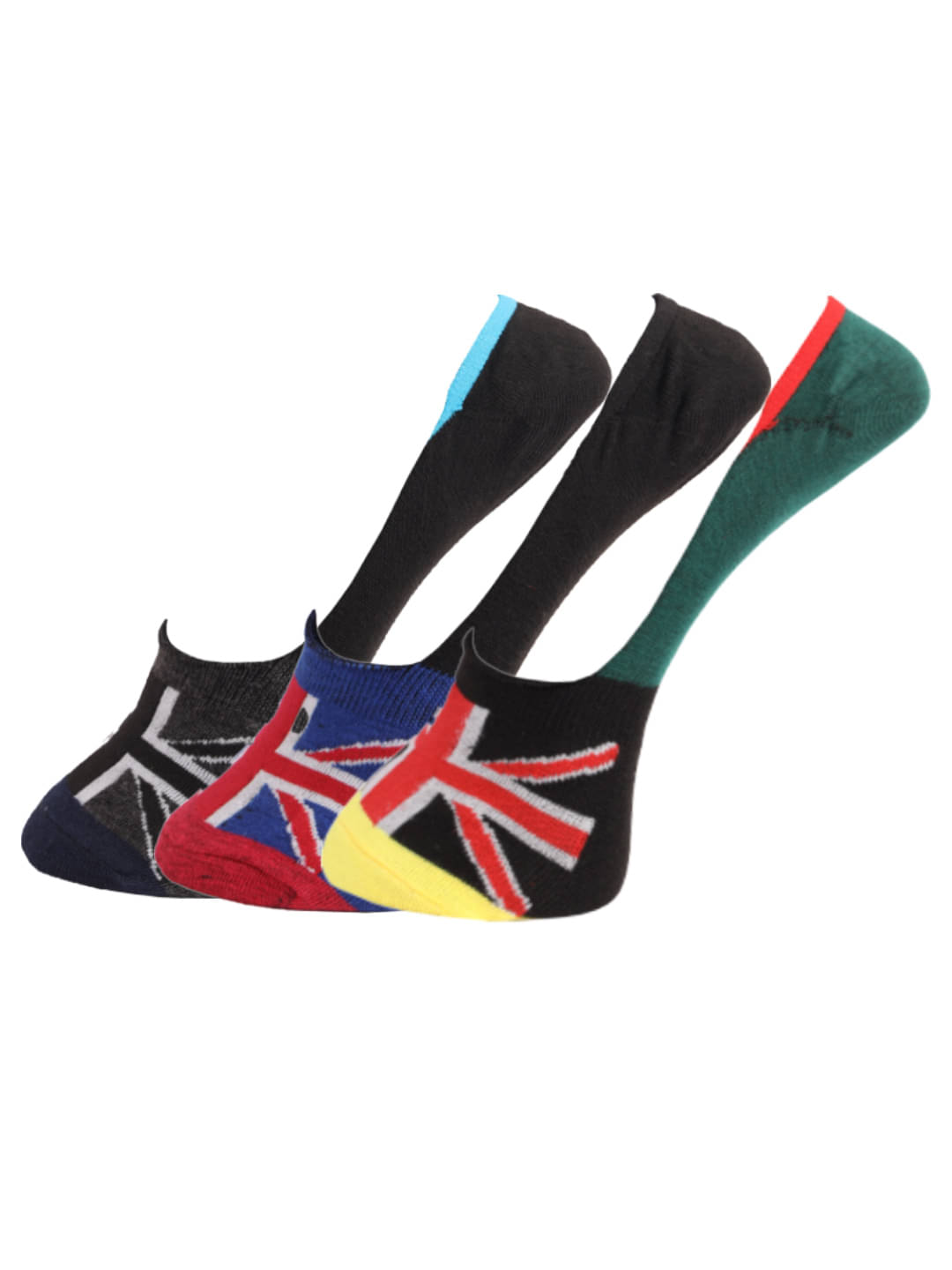 Dollar Multi Sports No Show Socks Pack of 3     			Dollar Multi Sports No Show Socks Pack of 3