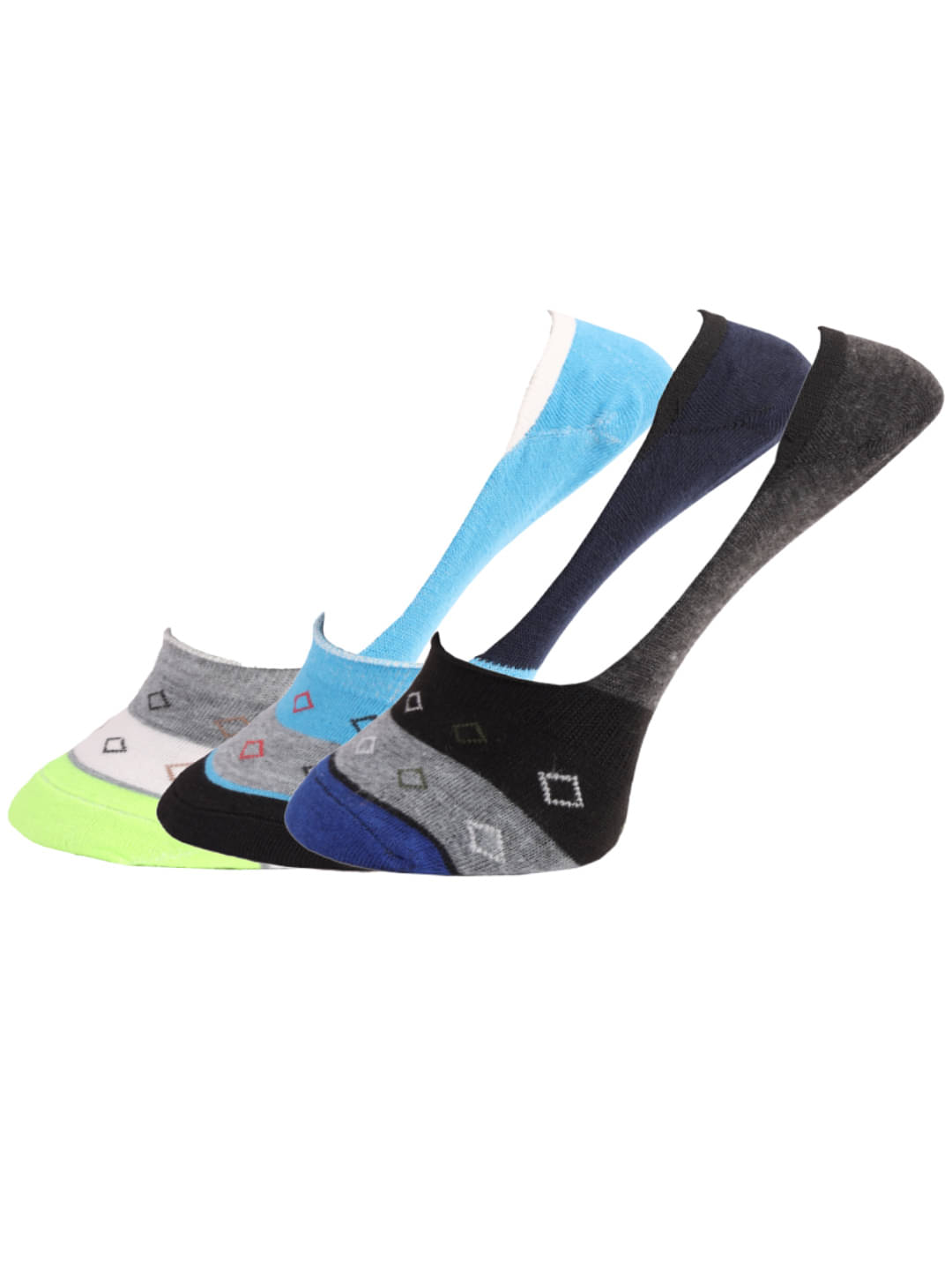 Dollar Multi Sports No Show Socks Pack of 3 Dollar Multi Sports No Show Socks Pack of 3