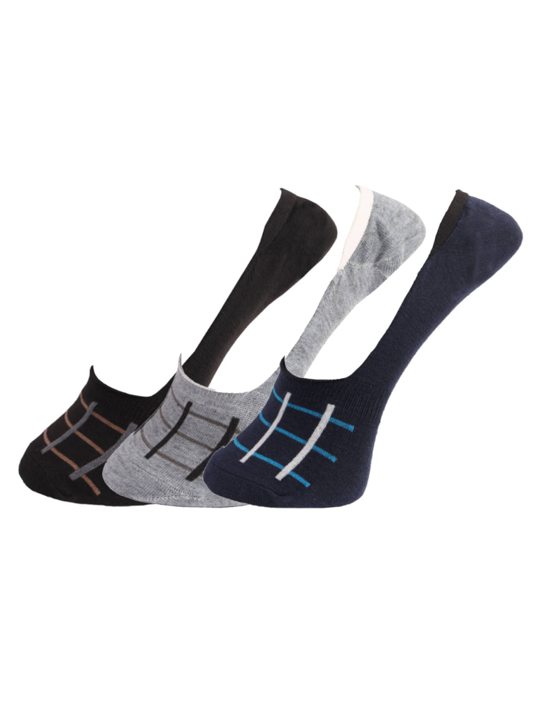 Dollar Multi Sports No Show Socks Pack of 3     			Dollar Multi Sports No Show Socks Pack of 3