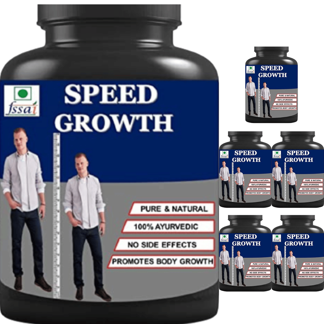 Hindustan Ayurveda speed growth mango flavor 0.6 kg Powder Pack of 6