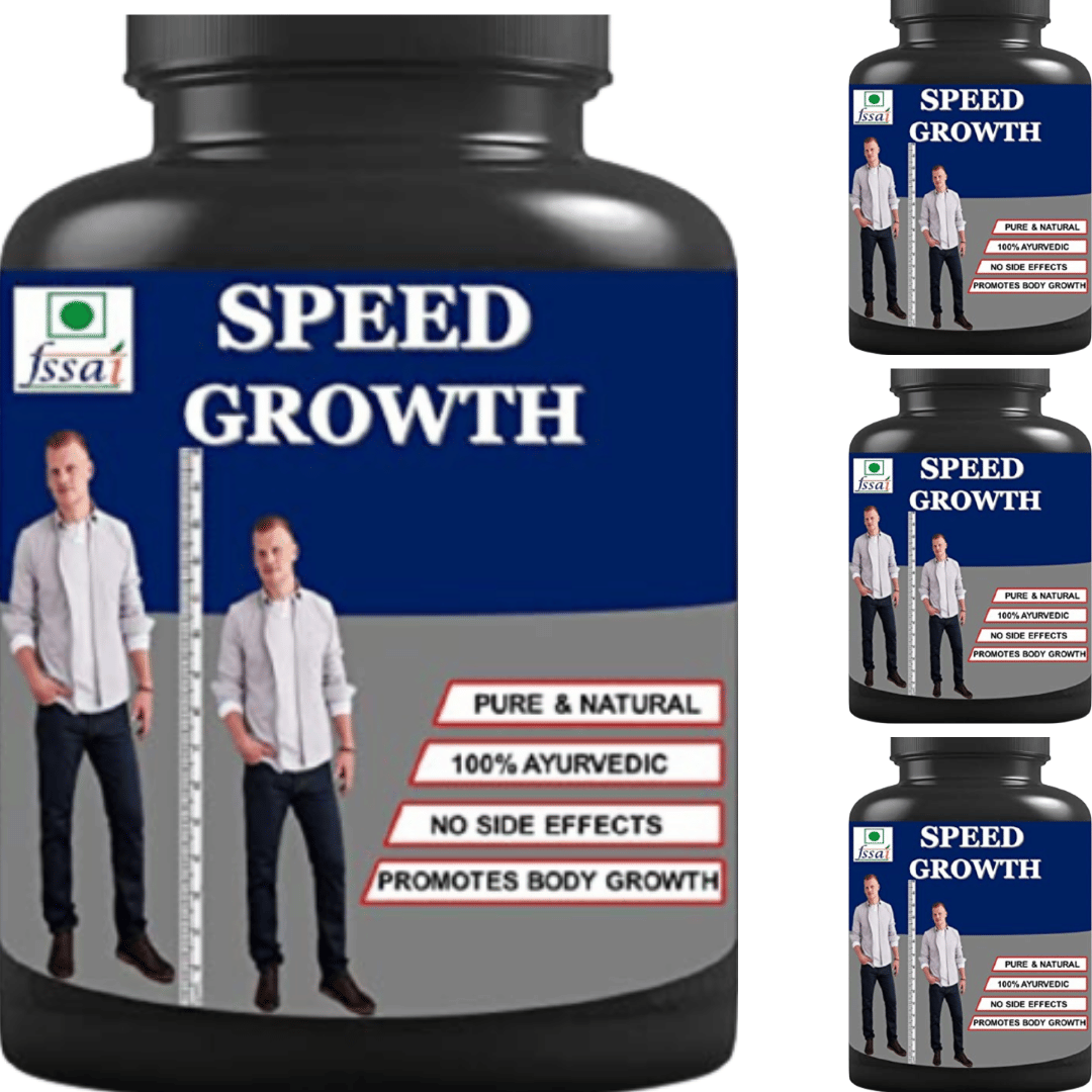 Hindustan Ayurveda speed growth mango flavor 0.4 kg Powder Pack of 4