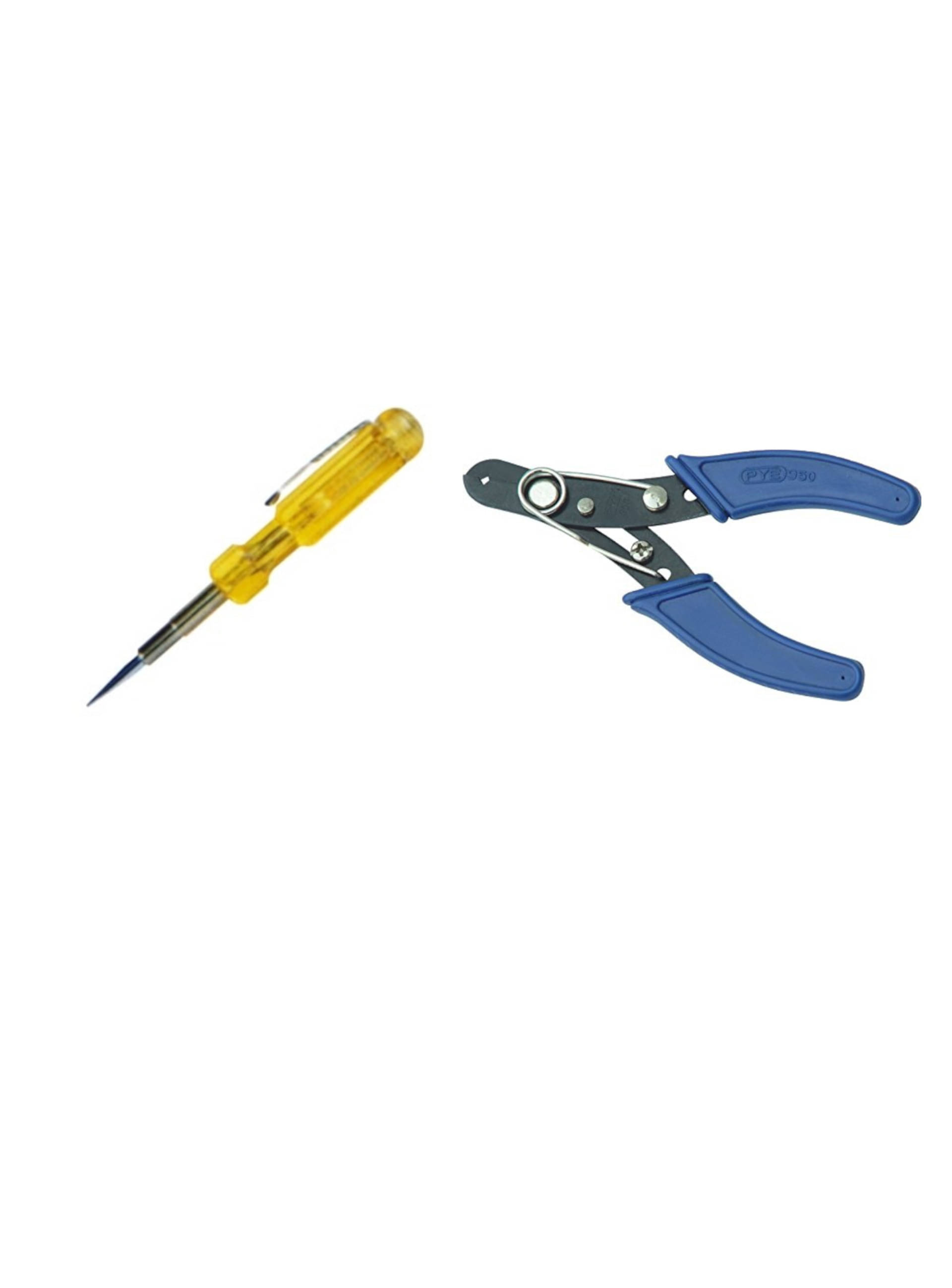     			PYE Set of 2 Hand Tool Combo Wire Stripper & Cutter (950)/Yellow Tester (702)