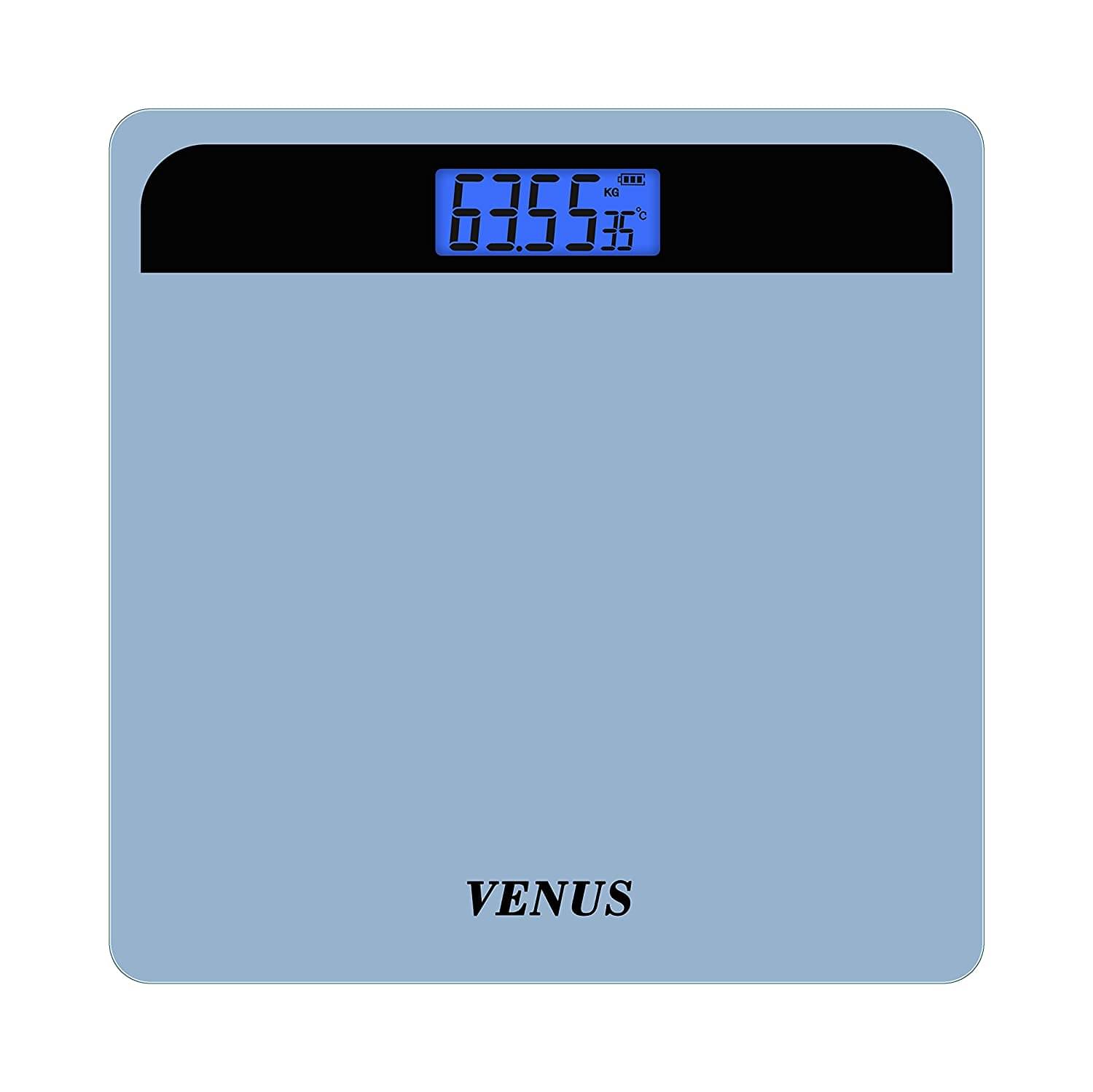     			Venus Electronic Digital LCD Body Weighing Scales EPS-2799-New-Black