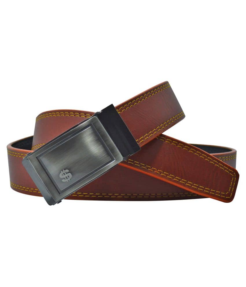Loopa Tan PU Formal Belt