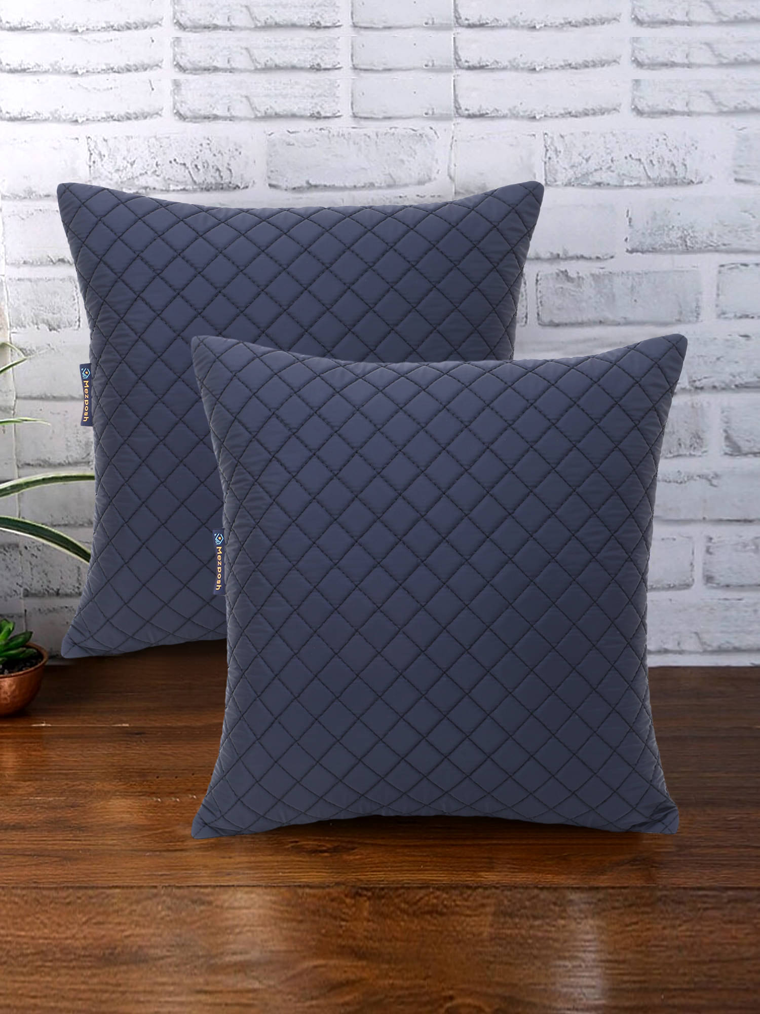     			mezposh Combos Polyester Cushion Covers 40X40 cm (16X16)