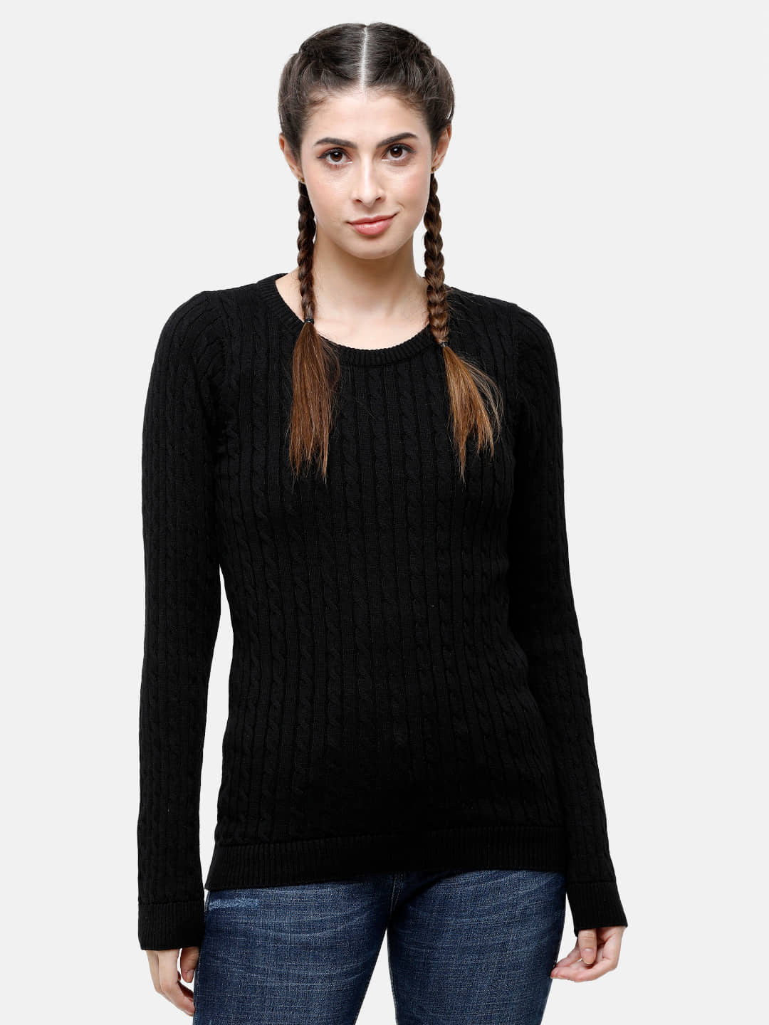 98 Degree North Cotton Black Pullovers - Single