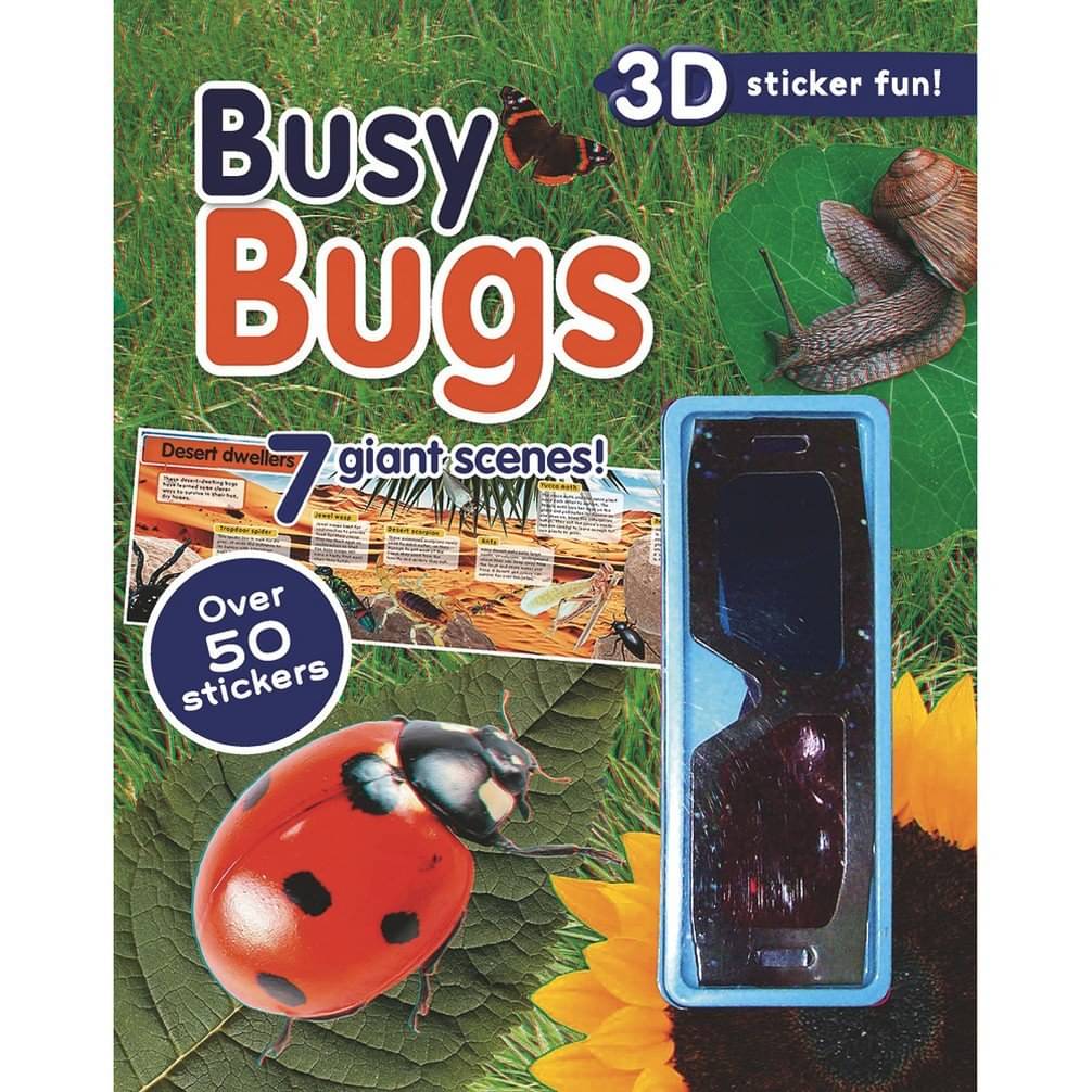     			BUSY BUGS 3D STICKER FUN