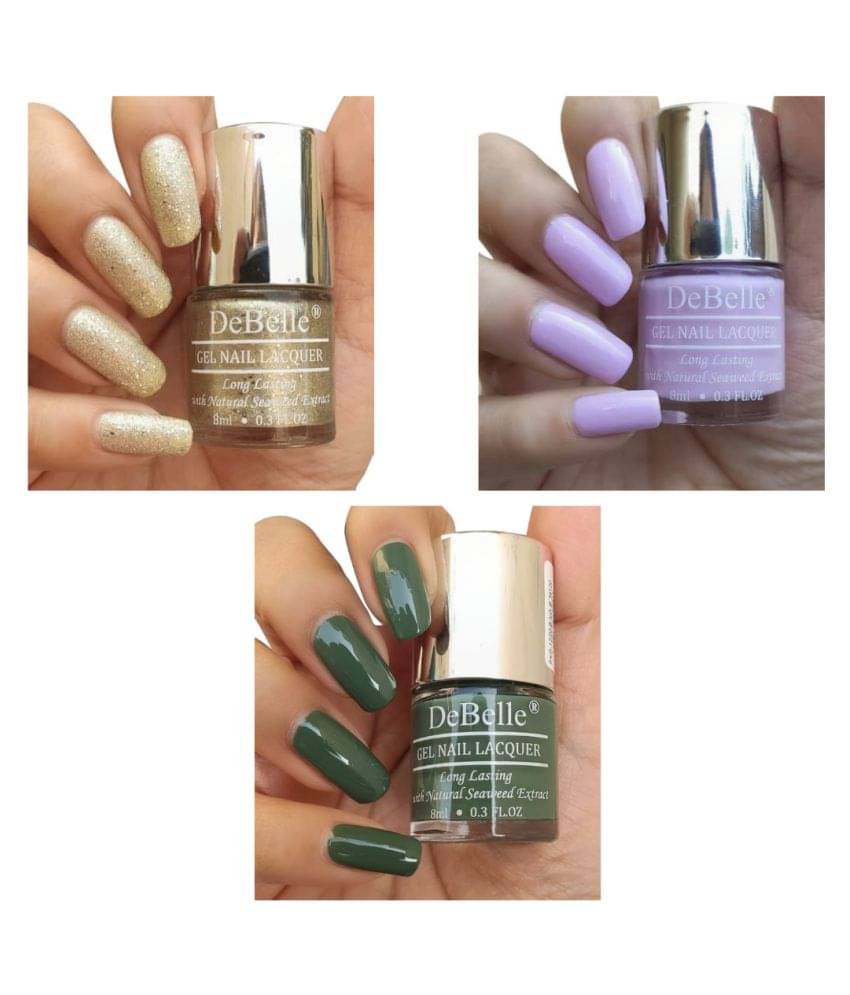     			DeBelle Multi Glossy Nail Polish 24 ( Pack of 3 )