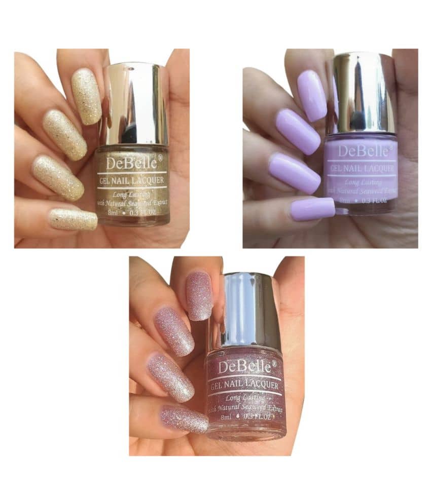 DeBelle Multi Glossy Nail Polish 24 ( Pack of 3 )