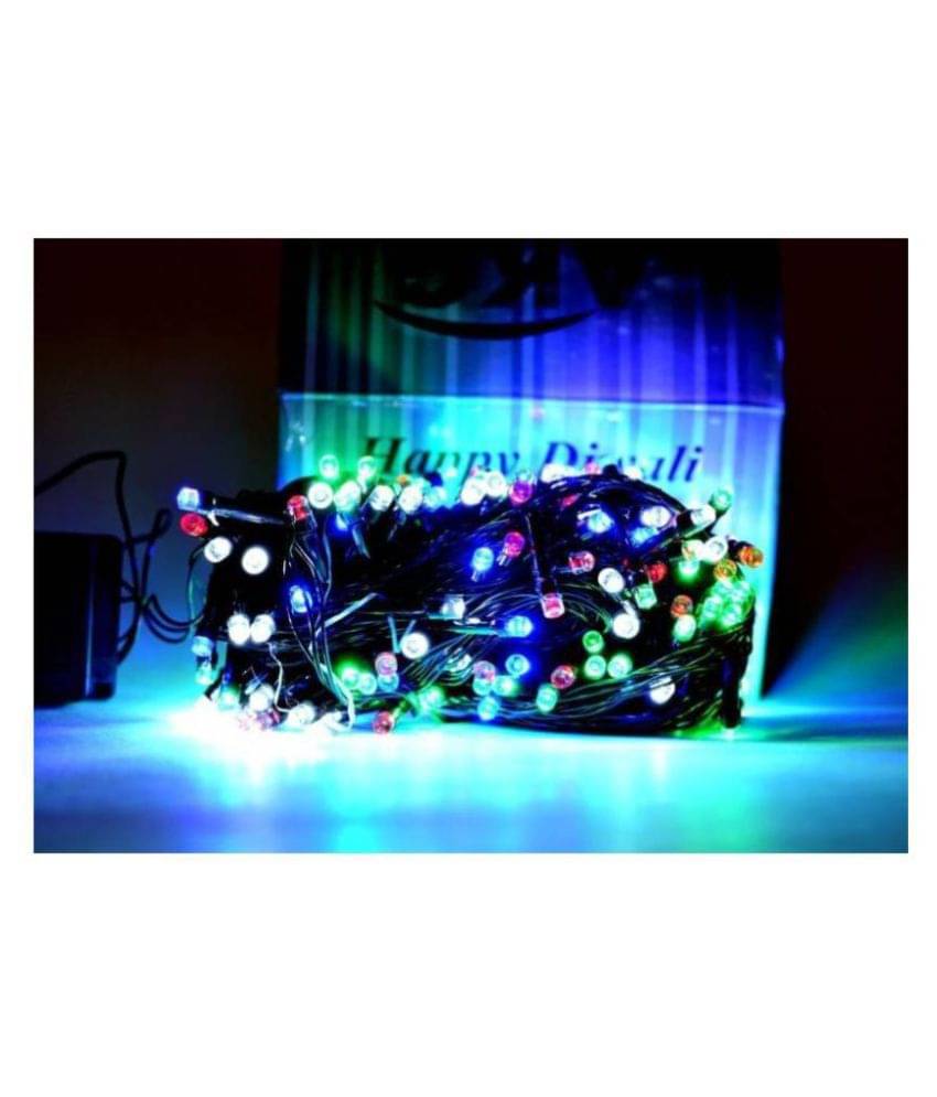     			EmmEmm 2 Pcs 3.5Mtr Christmas Led Ladi String Lights Multi