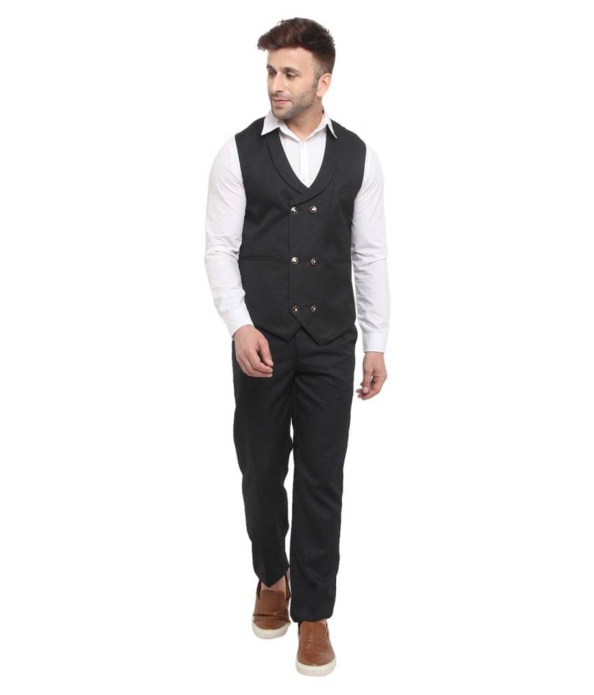    			KMB ROYAL Black 2 Piece Suit
