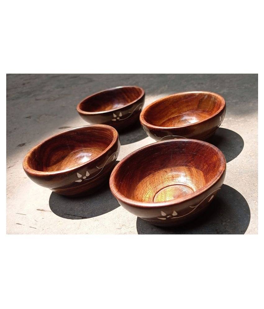     			SWH Pcs Wooden Soup Bowl 200 mL