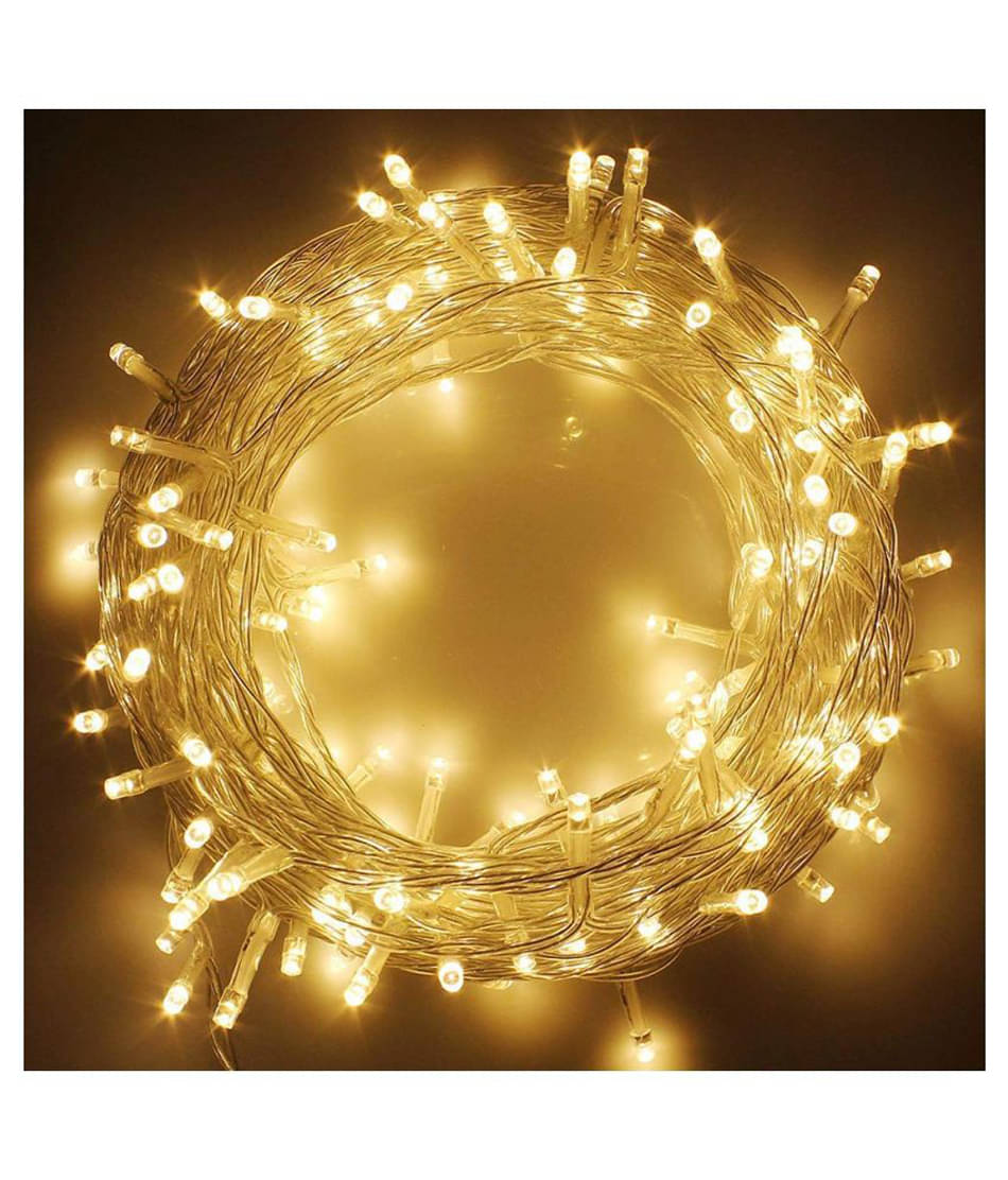 EmmEmm 10Mtr Warm White Pixel Led String String Lights Gold EmmEmm 10Mtr Warm White Pixel Led String String Lights Gold