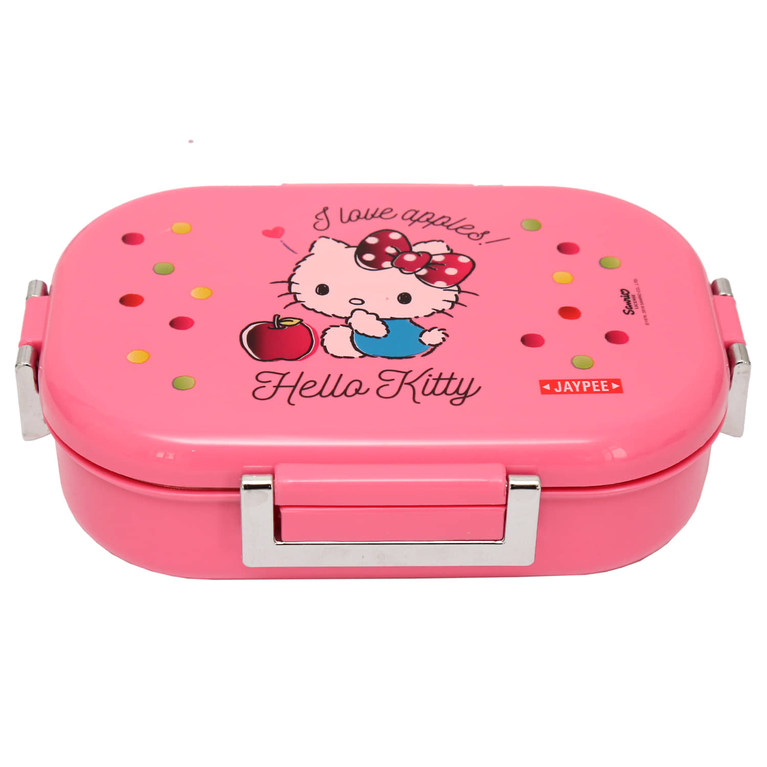 Jaypee - Pink Metal Lunch Box ( Pack of 1 )