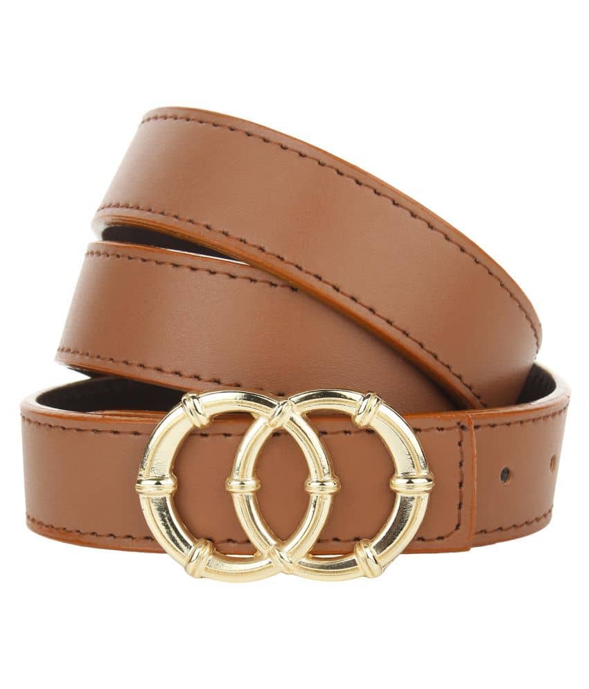 Loopa Tan PU Casual Belt