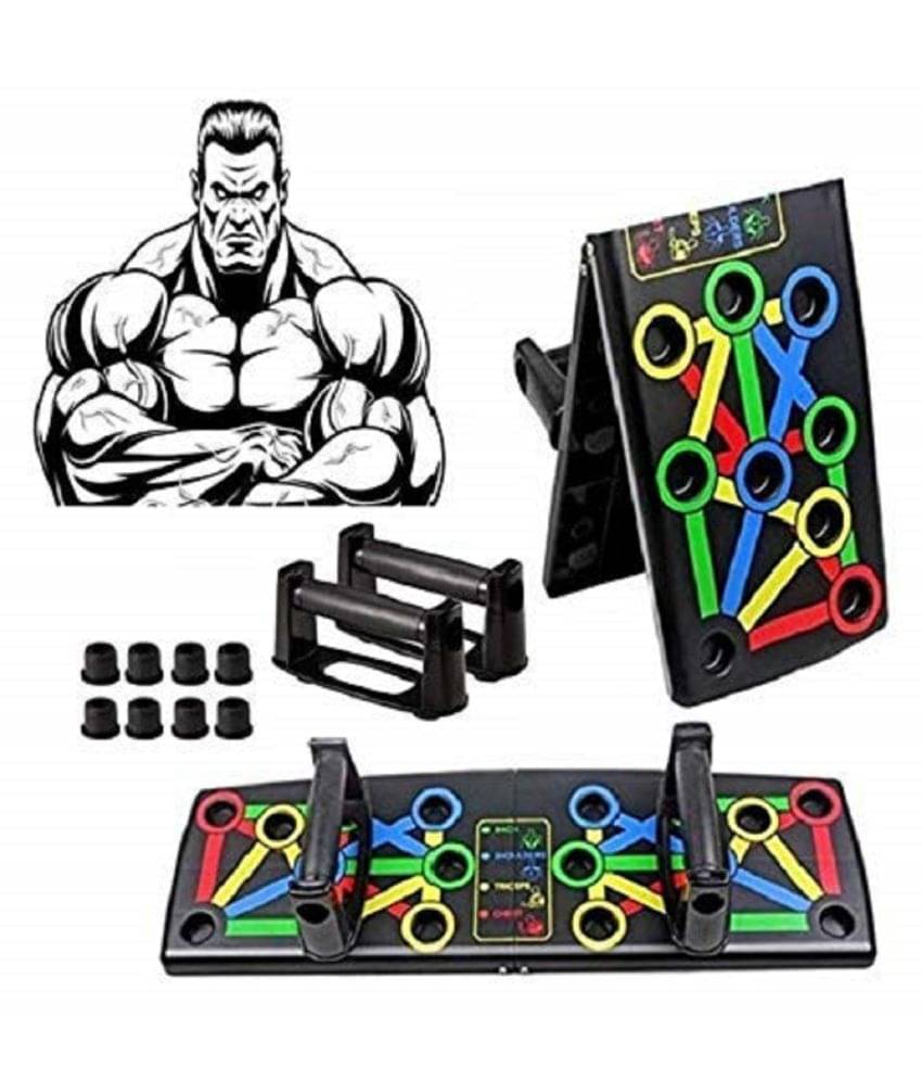     			Push Up Board -with 14-in-one Muscle Toning System, Multifunctional Colour Coded Foldable Push up Board for Body