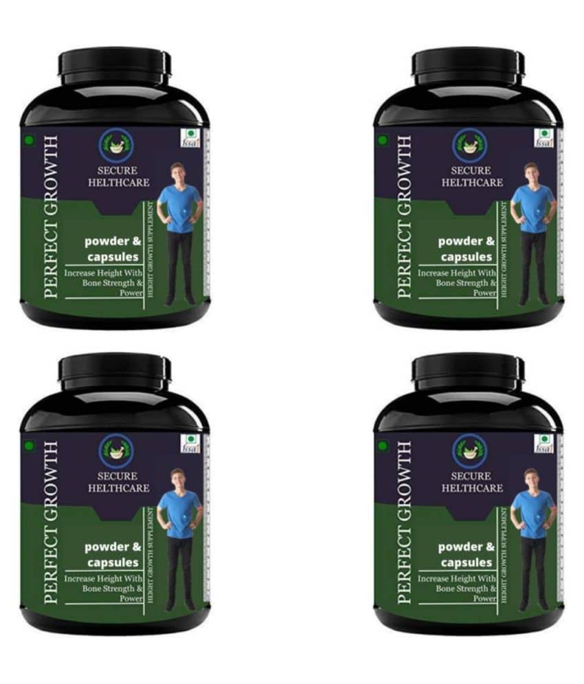 Secure Healthcare Perfect Growth 120 no.s 0.4 kg Capsule Pack of 4