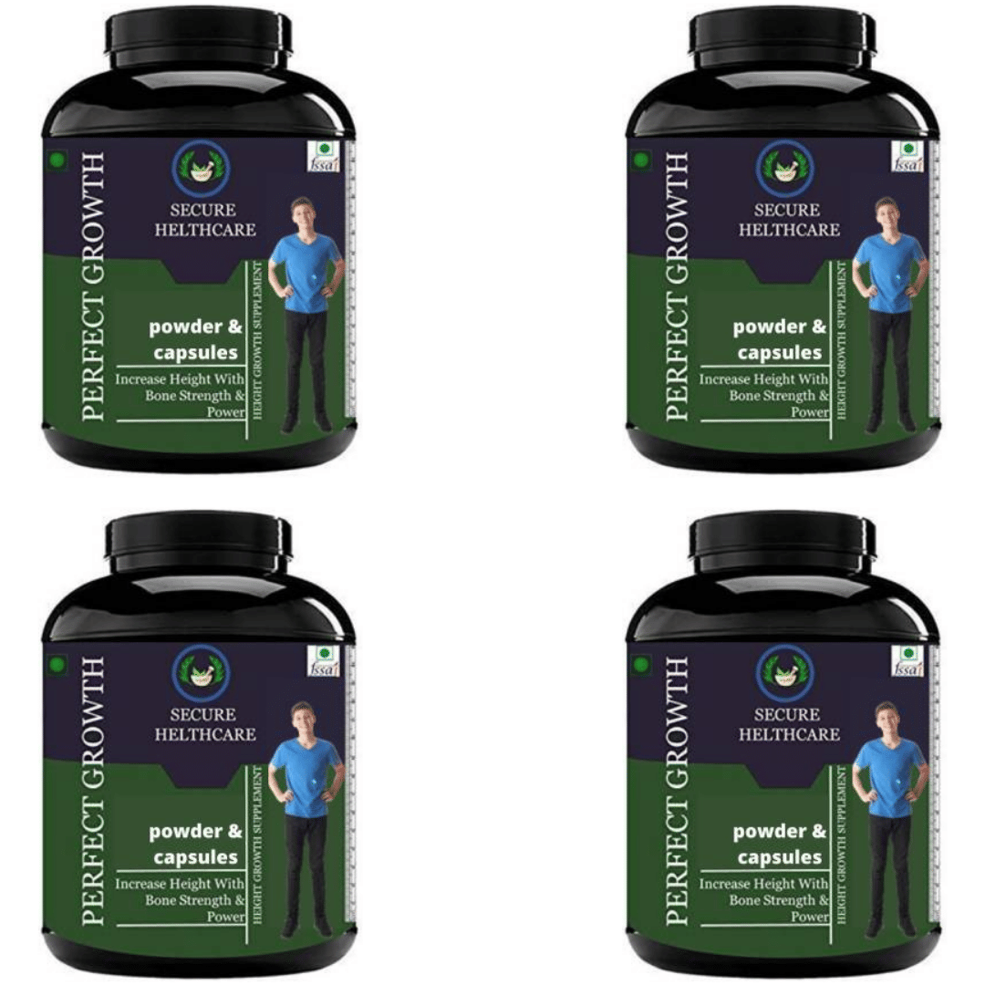    			Secure Healthcare Perfect Growth Banana flavor 0.4 kg Powder Pack of 4