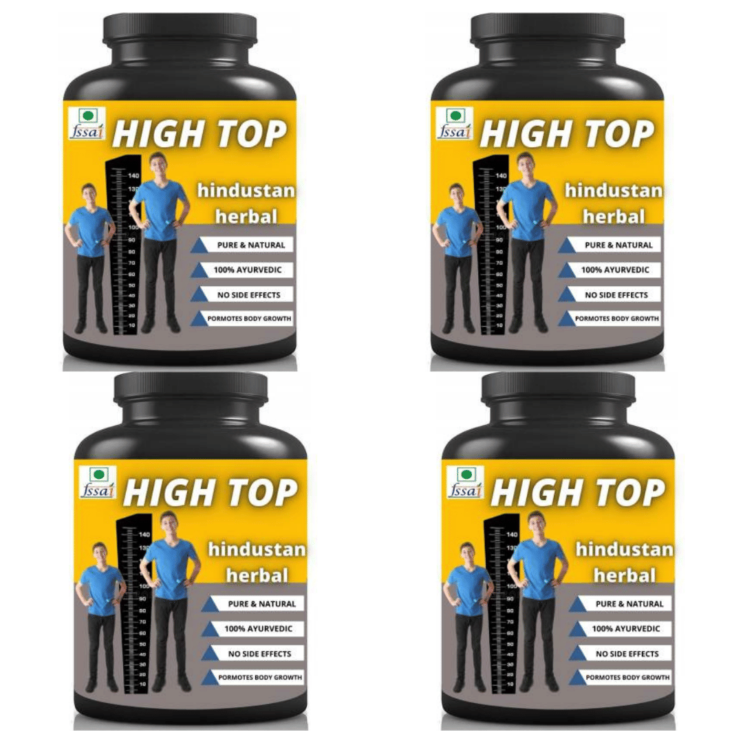 Hindustan Herbal High Top Chocolate flavor 0.4 kg Powder Pack of 4