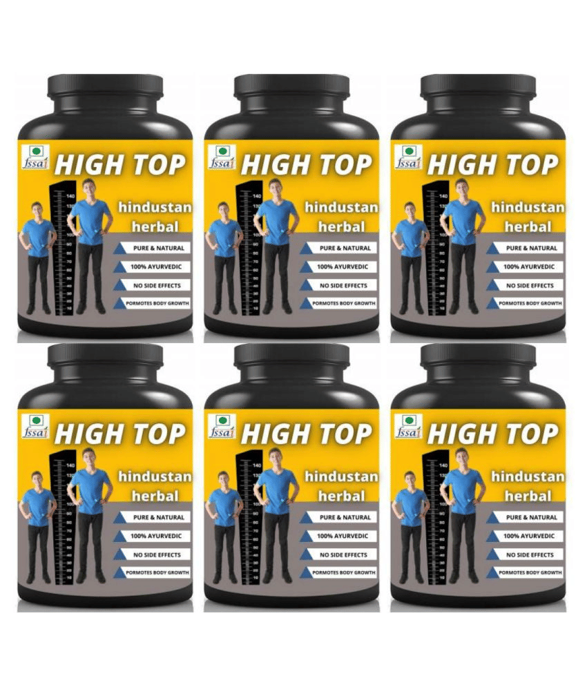 Hindustan Herbal High Top Chocolate flavor 0.6 kg Powder Pack of 6 Hindustan Herbal High Top Chocolate flavor 0.6 kg Powder Pack of 6