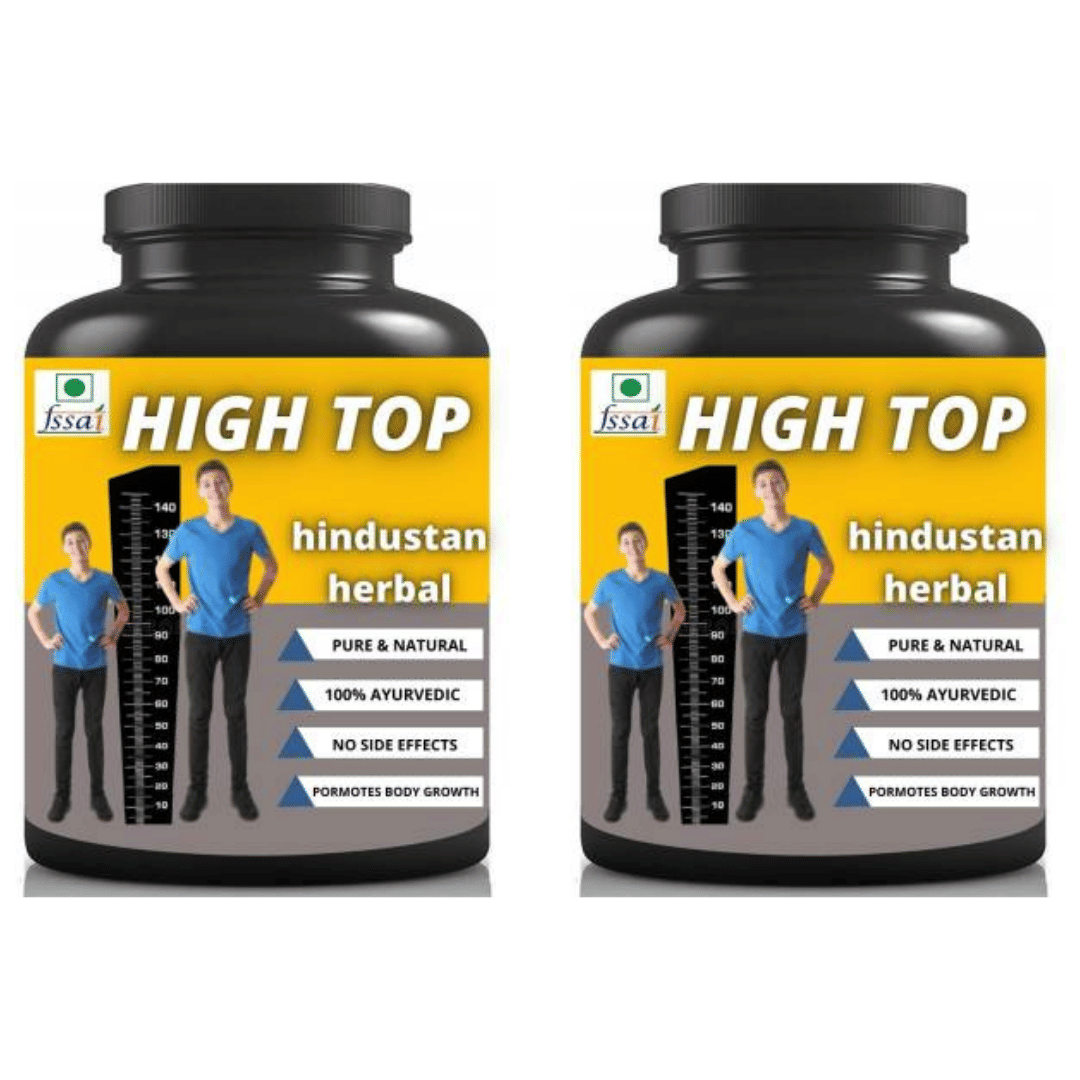 Hindustan Herbal High Top Chocolate flavor 0.2 kg Powder Pack of 2 Hindustan Herbal High Top Chocolate flavor 0.2 kg Powder Pack of 2