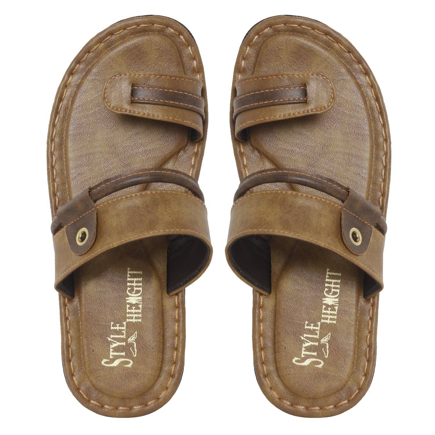     			Style Height Tan Flip Flops