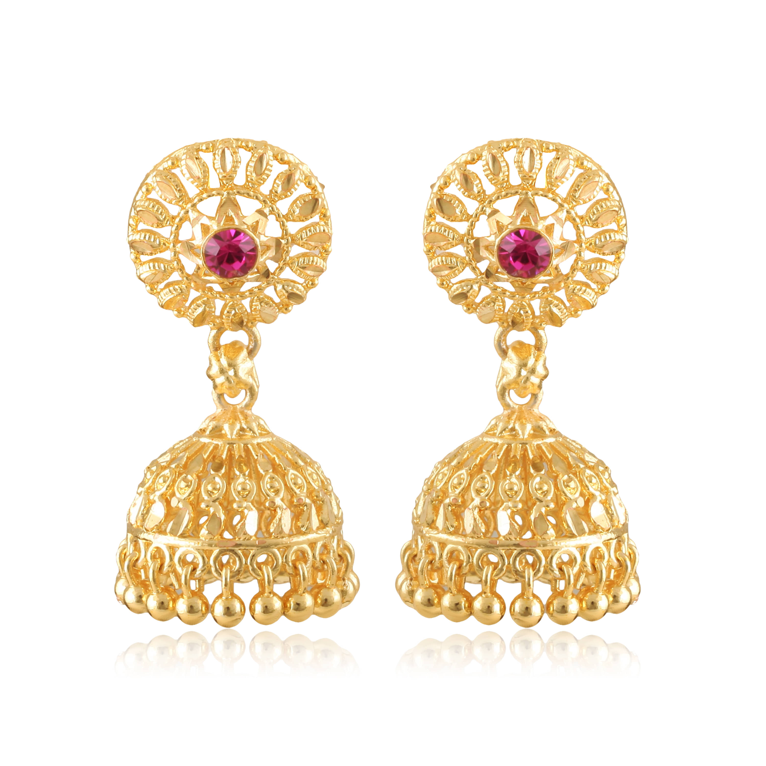 Vighnaharta Twinkling Elegant Shimmering Unique Gold Plated Screw back Jhumki Earring for Women and Girls {VFJ1384ERG} Vighnaharta Twinkling Elegant Shimmering Unique Gold Plated Screw back Jhumki Earring for Women and Girls {VFJ1384ERG}
