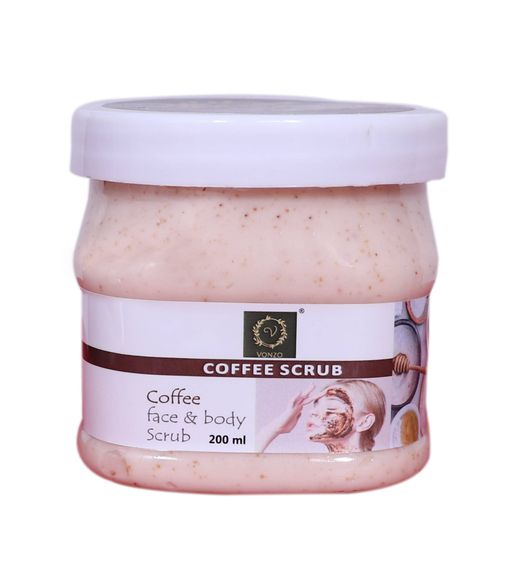     			vonzo Coffee Facial Scrub 200 ml