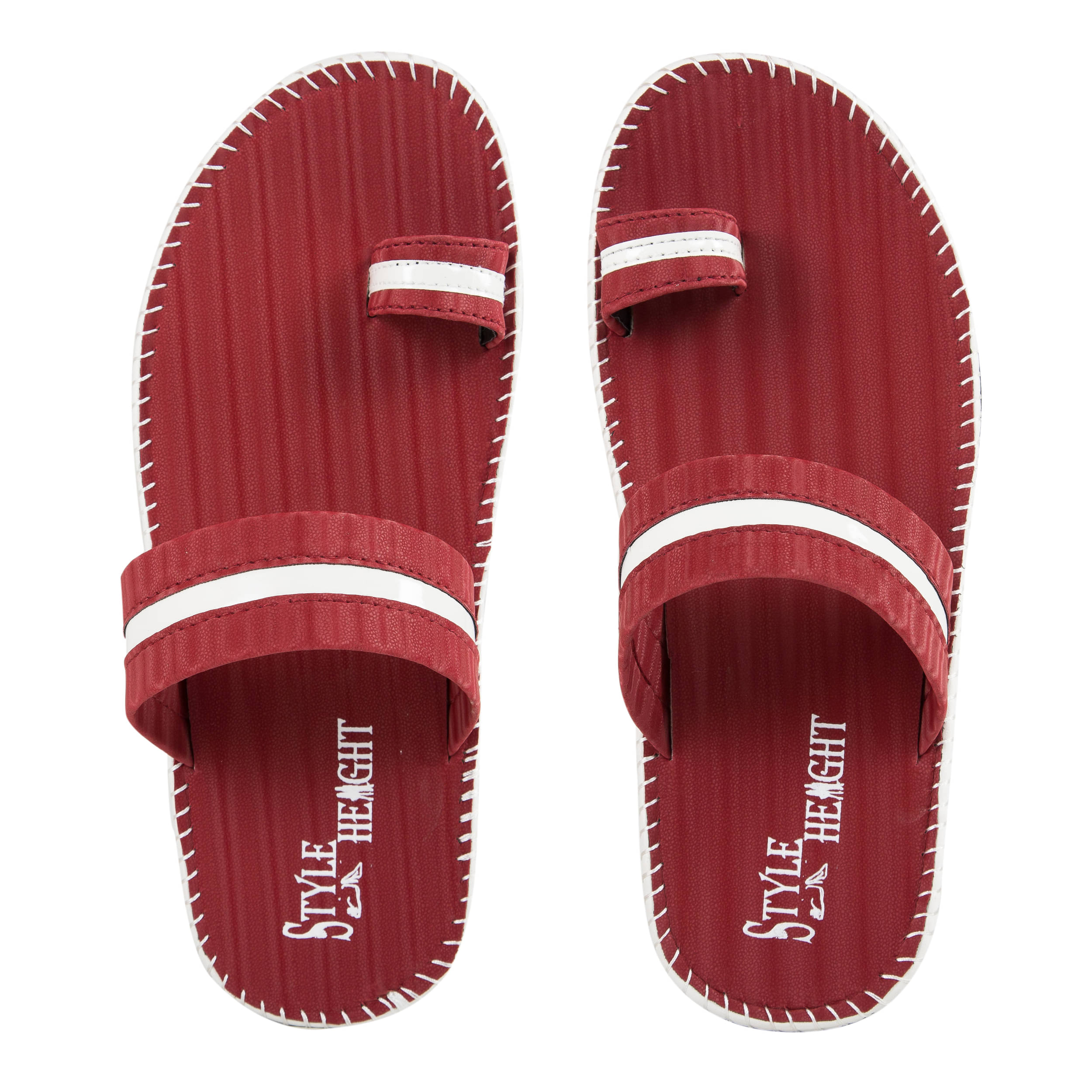     			Style Height Red Flip Flops