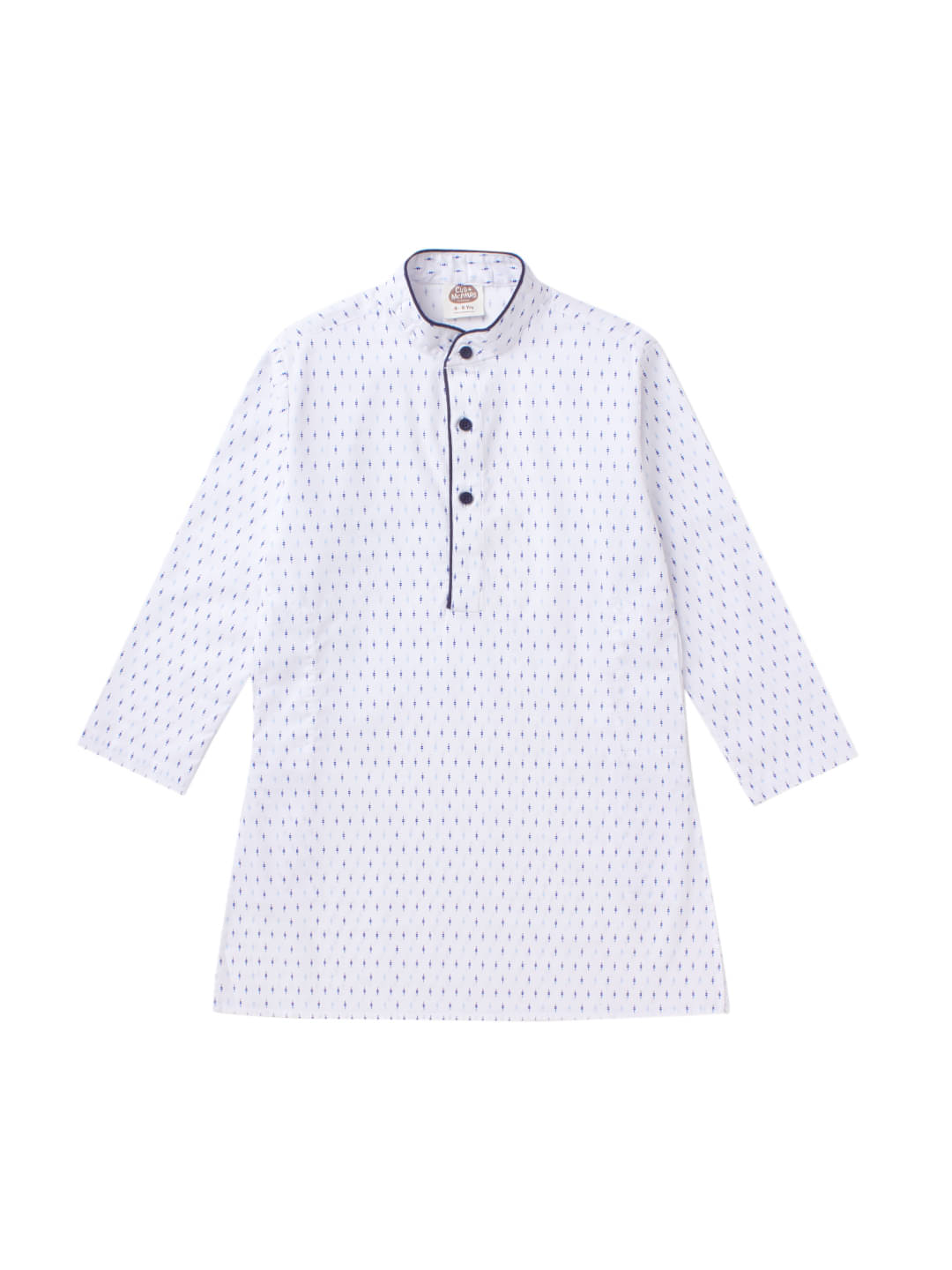 Cub Mcpaws Pack of 1 Boys Cotton Kurta ( White ) Cub Mcpaws Pack of 1 Boys Cotton Kurta ( White )