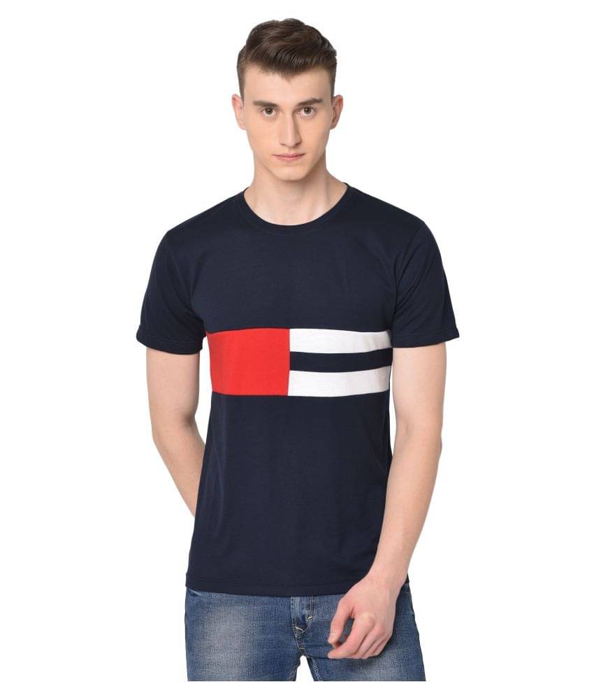 Glito Pack of 1 Cotton Blend Regular Fit Men's T-Shirt ( Multicolor )     			Glito Pack of 1 Cotton Blend Regular Fit Men's T-Shirt ( Multicolor )