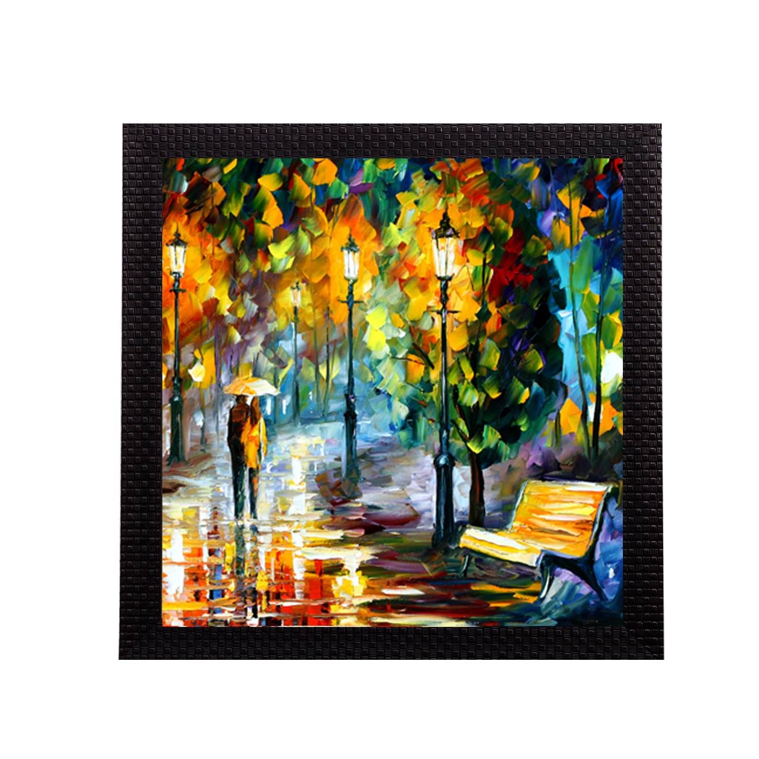 eCraftIndia Beauty under Rain Satin Matt Texture UV Art Painting eCraftIndia Beauty under Rain Satin Matt Texture UV Art Painting