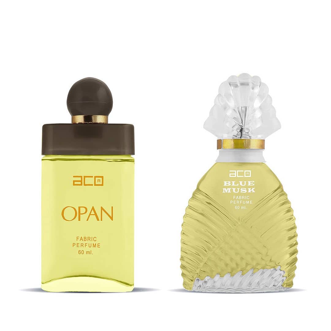 Aco Set of 2 Perfume, Blue Musk & Opan For Men, 60ml Each