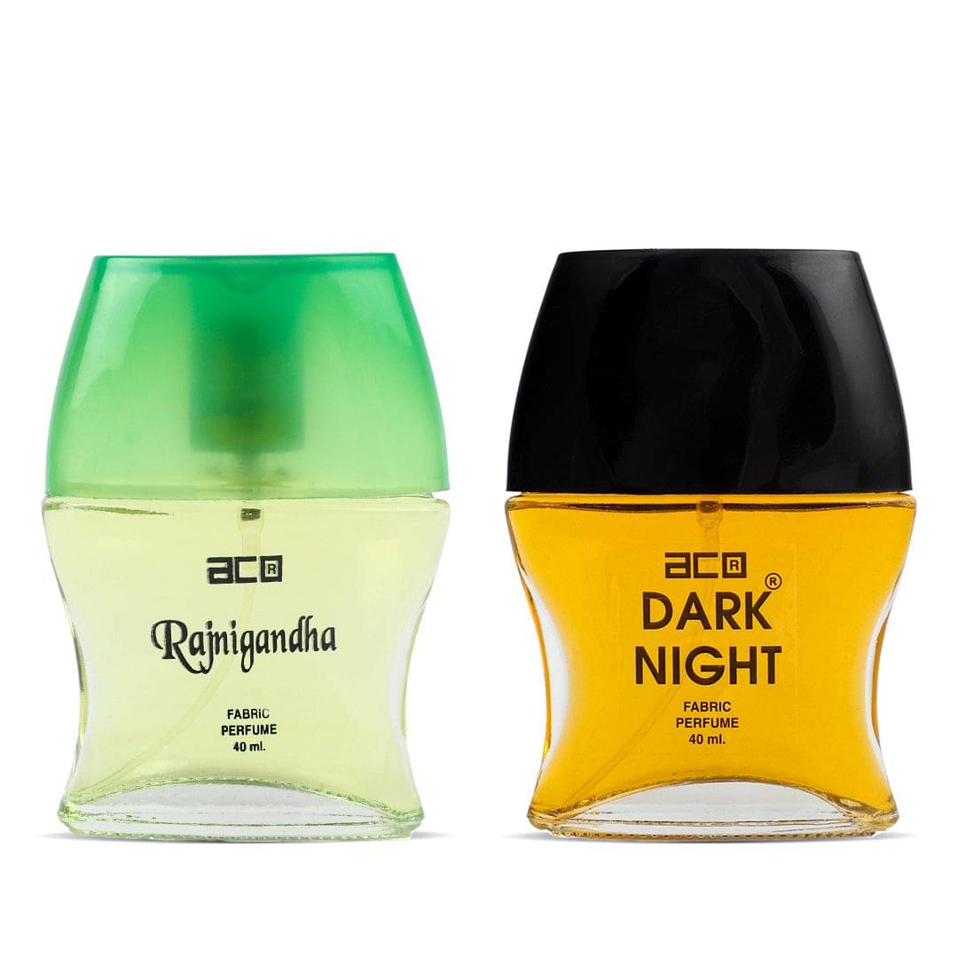 Aco Set of 2 Perfume, Rajanigandha & Dark Night For Men, 40ml Each Aco Set of 2 Perfume, Rajanigandha & Dark Night For Men, 40ml Each