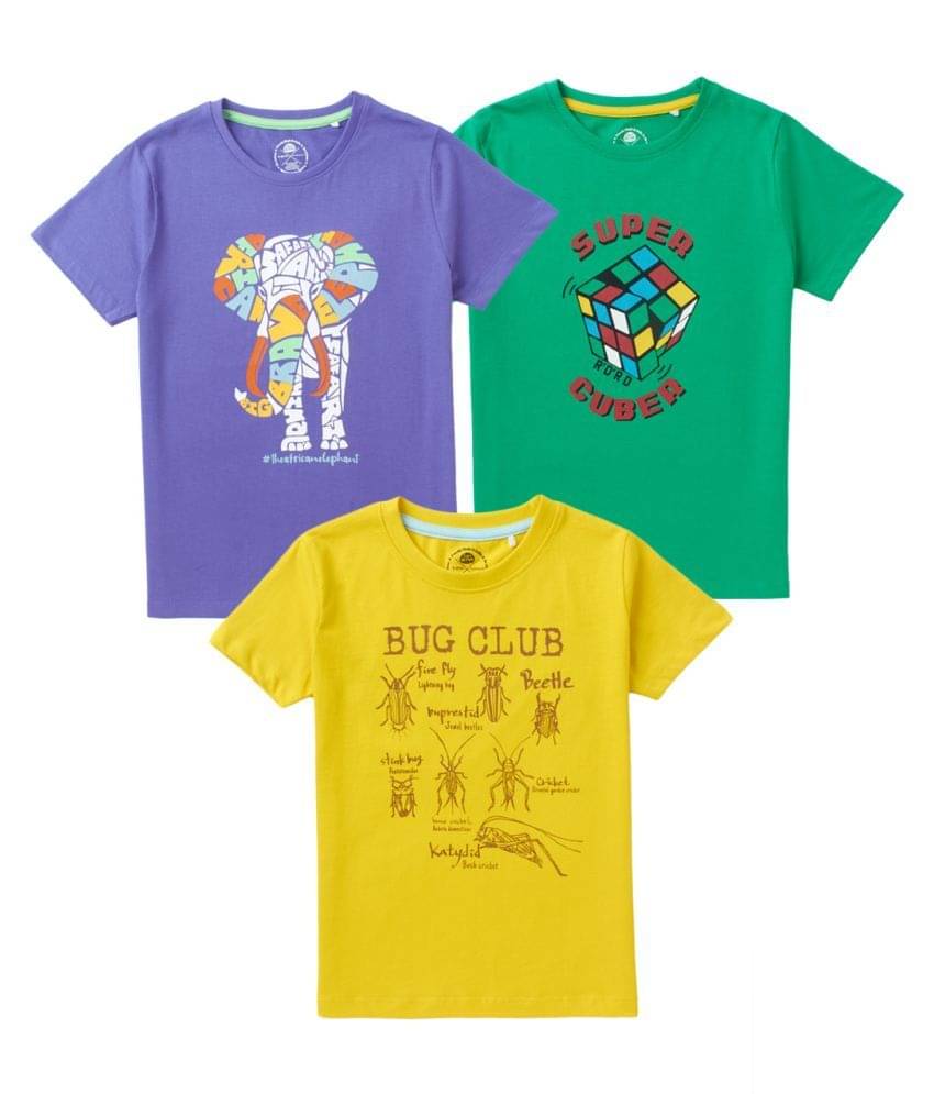     			Cub Mcpaws Pack of 1 Boys Cotton Blend T-Shirt ( Multicolor )